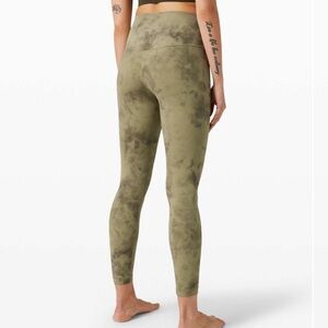 Lululemon Align Pant 25" *Diamond Dye Vista Green Medium Olive Size 4